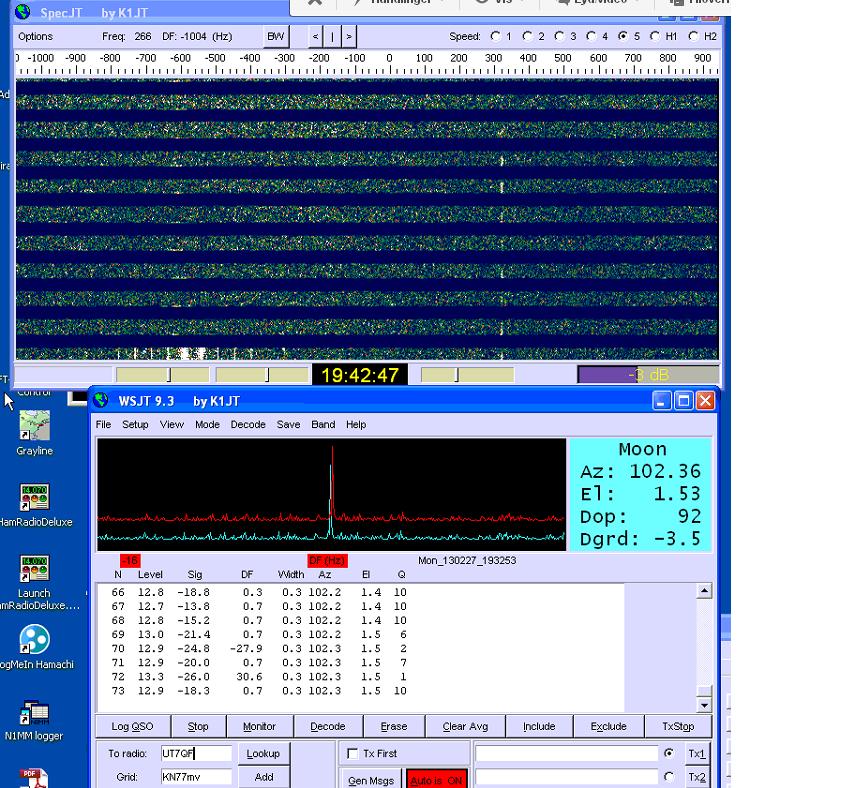echo test 6m EME